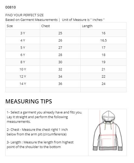 Kids Premium Quality Contrast Sleeve Paneled Pull-Over Fleece Hoodie (OR-00810) - Brands River