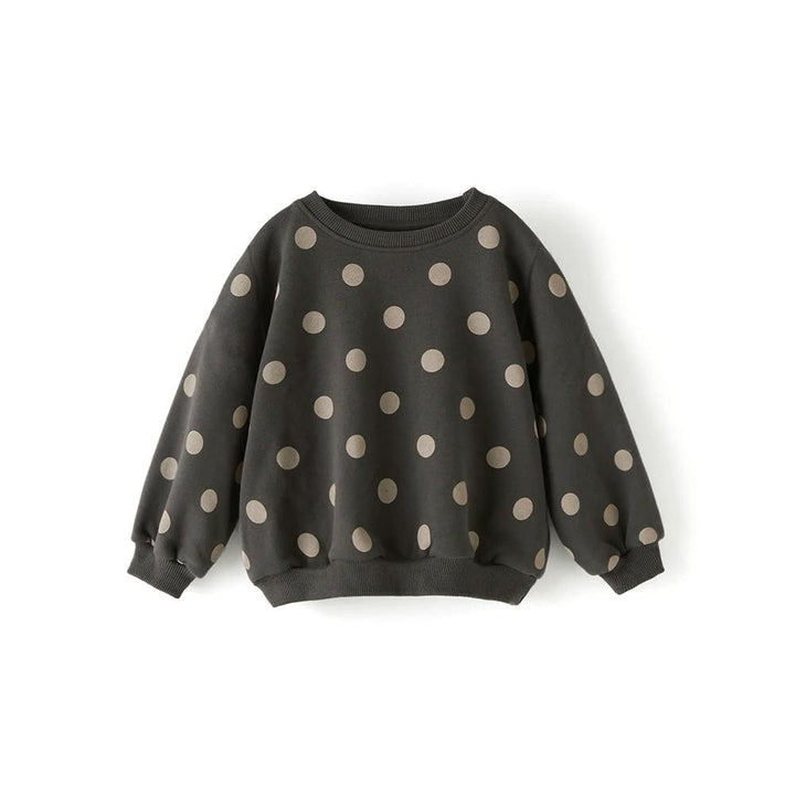 Kids All over Polka Dots printed Fleece Sweatshirt (10393) - Brands River