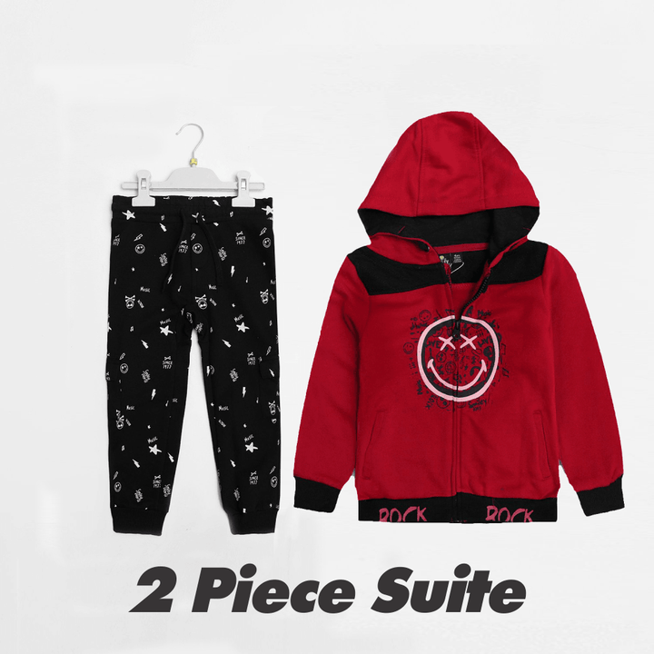 Kids 2 Piece Graphic Printed Jogging Suite (SM-1521) - Brands River