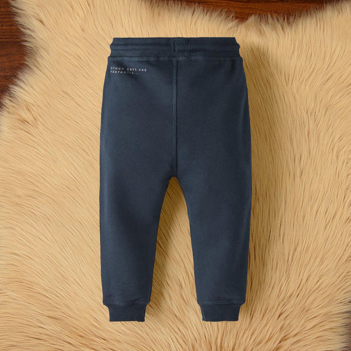 Kid's Premium Quality Graphic Navy Jogger Trouser (AB-01013) - Brands River