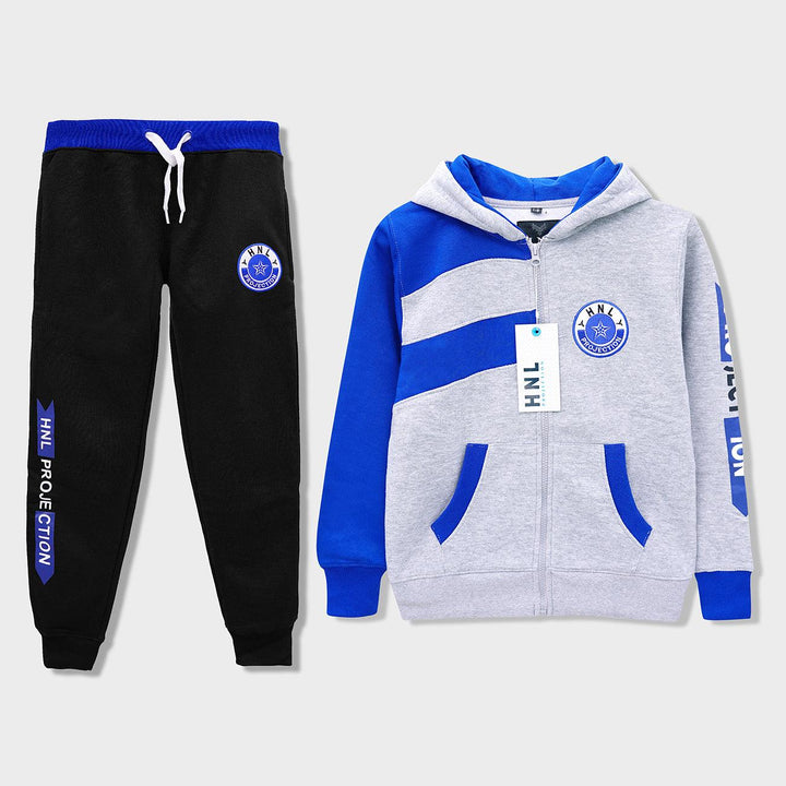 Premium Quality Dady Style Fleece TrackSuit For Boys (HN-120042) - Brands River