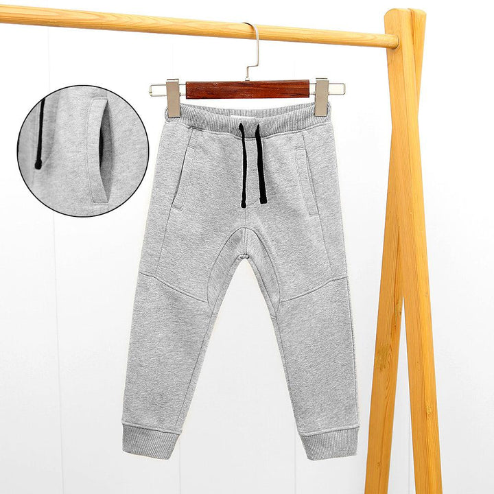 Premium Quality Grey Cut And Sew Style Jogger For Kid's (MD-00746) - Brands River