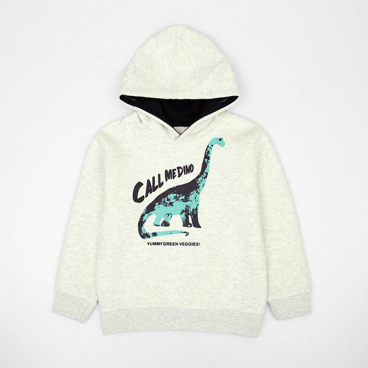 Kid's Premium Quality "CALL ME DINO" Graphic Printe Soft Fleece Hoodie (MD-00781) - Brands River