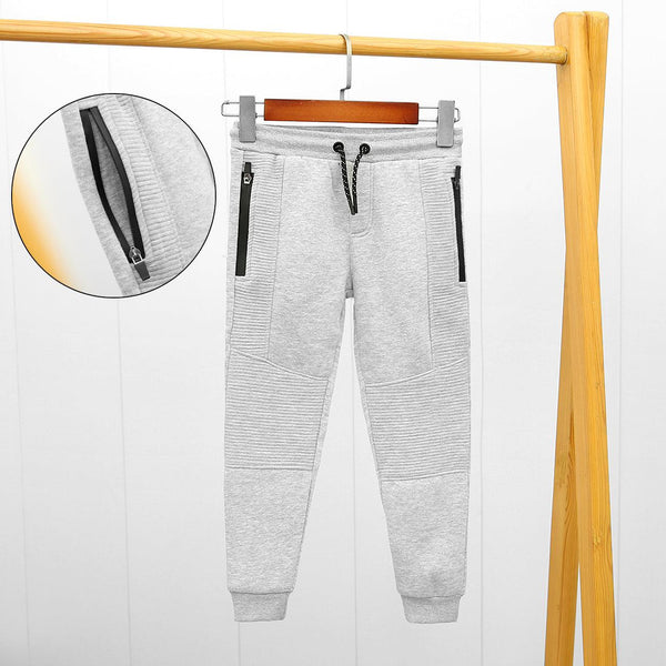 Kid's Premium Quality Gray Close Bottom Jogger (PE-00895) - Brands River