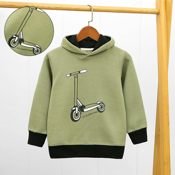 Kid's Premium Quality Graphic Printed Fleece Hoodie (MD-00976) - Brands River