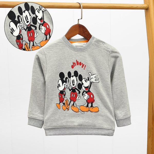 Kid's "Mickey Mouse" Graphic Printed Sweatshirt (IA-01010) - Brands River