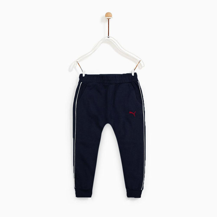 PMA Kids NAVY/ Red  Color Block Jogging Suite (PU-1789) - Brands River