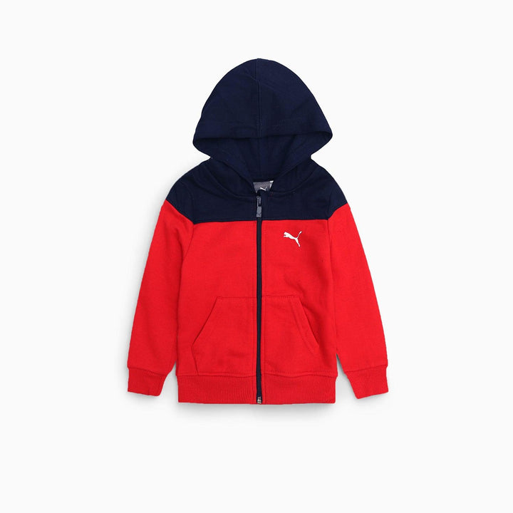 PMA Kids NAVY/ Red  Color Block Jogging Suite (PU-1789) - Brands River