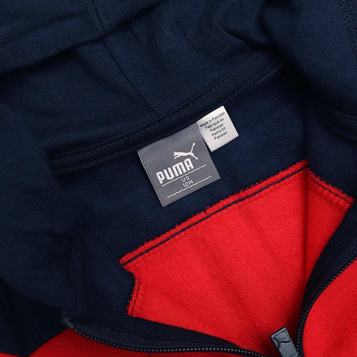 PMA Kids NAVY/ Red  Color Block Jogging Suite (PU-1789) - Brands River