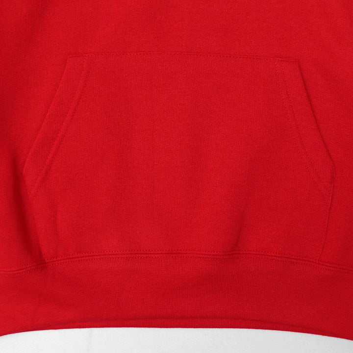 Kids Red Basic Pull over Fleece Hoodie (RU-10549) - Brands River