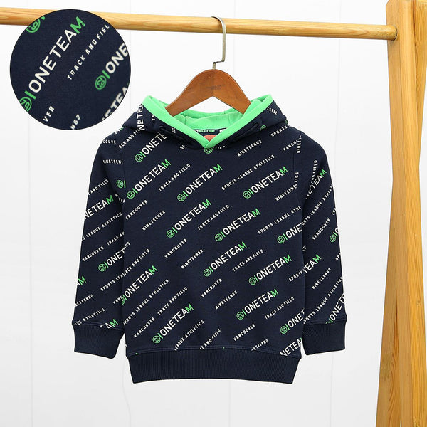 Kid's Premium Quality Graphic Printed Fleece Hoodie (HO-10017) - Brands River