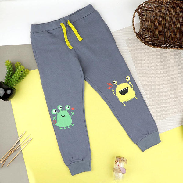 Boys Cartoon Printed Fleece Urban Jogger Trouser (PP-10576) - Brands River