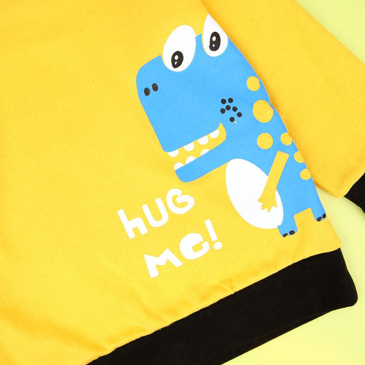 Kids Premium Quality Heavy Fleece HUG ME Printed Sweatshirt (MM-11193) - Brands River