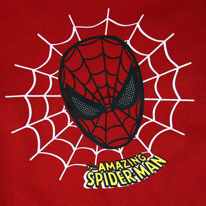 Kids Red Spiderman Graphic Fleece Sweatshirt (BG-11225) - Brands River