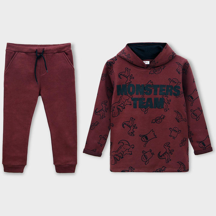 Premium Quality All-Over Printed Fleece Tracksuit For Kids (MT-120011) - Brands River