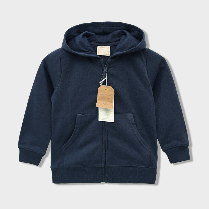 Premium Quality Soft Cotton Fleece Navy Suit For Kids (PA-120058) - Brands River