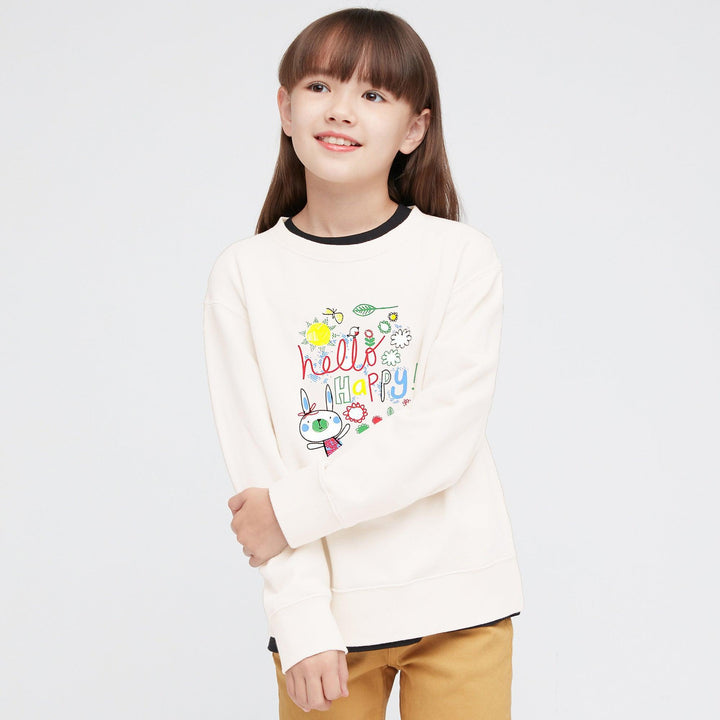 Mni-Minors Girls Super soft Fleece Graphic Sweatshirt (MM-11200) - Brands River